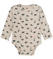 En Fant Romper l/s - Rib - Frans Oak - AOP