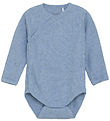 Fixoni Wikkelromper l/s - Rib - Rain Gewassen Melange