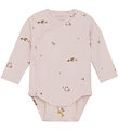 Fixoni Wrap Bodysuit l/s - Mauve Chalk