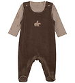 Fixoni Set - Bodysuit l/s/Jumpsuit - Velvet - Coffee Quartz