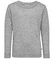 Hummel Blouse - HmlJr - Wool - Rib - Grey Melange