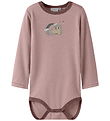 Name It Bodysuit l/s - Wool - NmfWillit - Antler/Unicorn