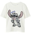 Name It T-shirt - Noos - NkfAkun - Stitch - Cloud Dancer