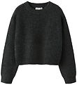 Name It Blouse - Noos - Knitted - NkfHolly - Dark Grey Melange