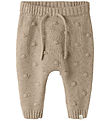 Lil' Atelier Trousers - Knitted - NbnGable - Oxford Tan
