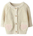 Lil' Atelier Cardigan - Knitted - NbfEmlen - Turtledove