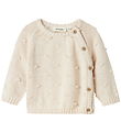Lil' Atelier Blouse - Knitted - NbfGable - Pastel Parchment