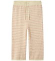 Lil' Atelier Trousers - Knitted - Wide - NmfNadie - Cameo Rose