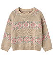 Wheat Blouse - Knitted - Alberte - Warm Sand