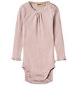 Wheat Bodysuit l/s - Rib - Lotta - Soft Lilac