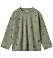 Wheat Blouse - Malthe - Dusty Green Cars