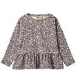 Wheat Blouse - Carolina - Purple Stone Bloemen