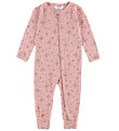 Joha Jumpsuit w. Feet - Wool - Pink