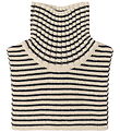 FUB Neck Warmer - Knitted - Wool - Ecru/Dark Navy