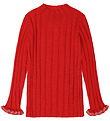 FUB Blouse - Rib - Knitted - Wool - Signal Red