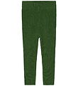 FUB Leggings - Rib - Knitted - Wool - Forest