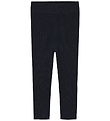 FUB Leggings - Rib - Knitted - Wool - Dark Navy