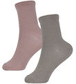 Name It Socks - 2-Pack - Wool/Cotton - NkfWak - Antler/Satellite