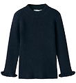 Name It Blouse - Knitted - Rib - NmfVianna - Navy Blazer