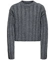 Kids Only Blouse - Knitted - KogTessa - Dark Grey Melange