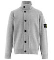 Stone Island Cardigan - Knitted - Melange Grey