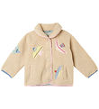 Stella McCartney Kids Fleece Jacket - Beige/Embroidery