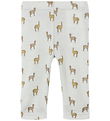 Lil' Atelier Leggings - NbmNoel - Wool - Gray Dawn/Lama
