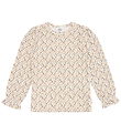 Hust and Claire - Blouse - Rib - Alma - Whisper Melange
