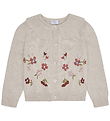 Hust and Claire Cardigan - Knitted - Camilia - Wheat Melange