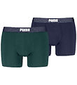 Puma Boxers - 2-Pack - Green/Navy