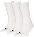 Puma Socks - Regular Crew - 3-Pack - White/Colored Logos