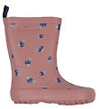Bundgaard Rubber Boots - Wide Fit - Charly - Blush Berry