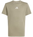 adidas Performance T-shirt - 160 - Silver Pebble/White