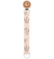 Müsli Pacifier Clip - Flora - Nightingale/Conditioner Cream/Waln