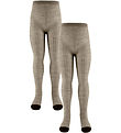 FUB Panty's - Wol - Rib - 2-pack - Havermoutmelange