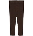 FUB Leggings - Rib - Knitted - Wool - Mocca