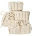 FUB Booties - Knitted - Wool - Ecru