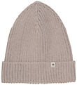 Huttelihut Beanie - Wool - Knitted - Dino - Camel Melange w. Tha