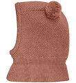 Huttelihut Balaclava - Wool - Knitted - 2-layer - Burlwood w. Po