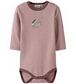 Name It Bodysuit l/s - Wool - NbfWillit - Antler/Unicorn