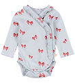 The King's Craft Bodysuit l/s - GOTS - Rosia Blue Bow