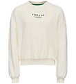 Kids Only Sweatshirt - KogSally - Antique White/Daytona/Medium+