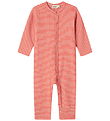 MarMar Onesie - Rib - Modal - Ruka - Röd Stripe