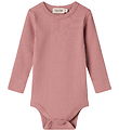MarMar Bodysuit l/s - Rib - Modal - Rose Parfait