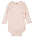 MarMar Bodysuit l/s - Wool - Belita - Pink Dahlia