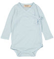 MarMar Bodysuit l/s - Wool - Rib - Belita - Icecube