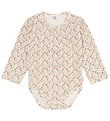 Hust and Claire Bodysuit l/s - Rib - HCBri - Whisper Melange
