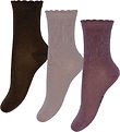 Hust and Claire Socken - 3er-Pack - Fußball - Pale Mauve
