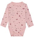 Hust and Claire Bodysuit l/s - HCBo Flora - Adobe Rose