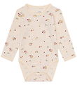 Hust and Claire Bodysuit l/s - HCBo Flora - Off White
